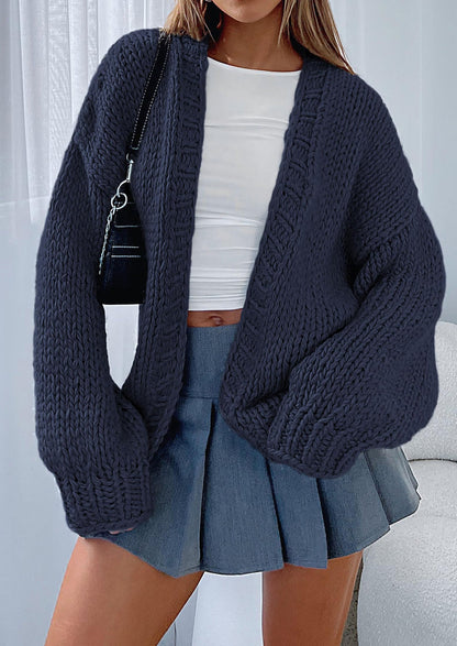 Pisania Cardigan Sweaters for Women Trendy Fall Fashion Long Sleeve Chunky Knit Cardigans Winter Clothing Outfits